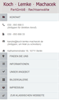 Mobile Screenshot of koch-lemke-machacek.de